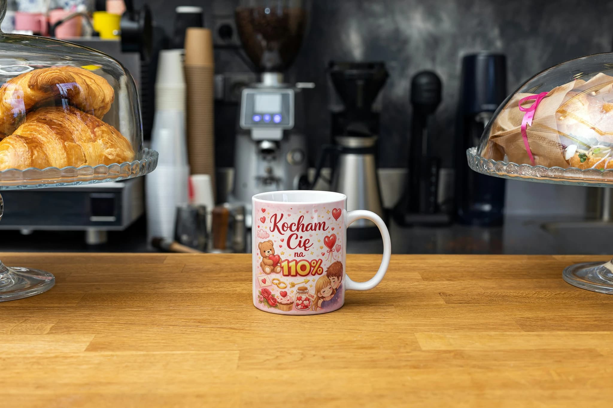 ☕ Kubek „Kocham Cię na 110%” – miłość, którą czuć w każdym łyku ❤️